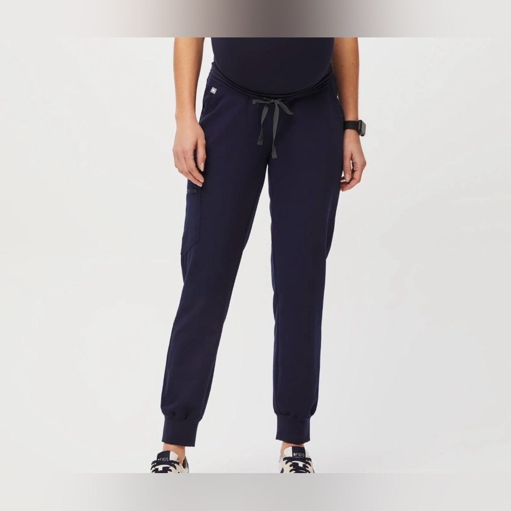 Maternity- FIGS- Zamora Women’s Pants (Navy & Black)(2 pairs of pants)